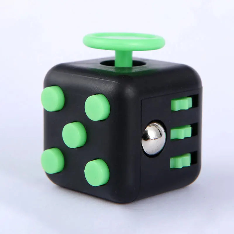 6-In-1 Fidget Cube Antistress Toy 3.4Cm 40G - Hand Spinner Decompression Tool for ADHD Autism Anxiety Stress Relief Kids Adults