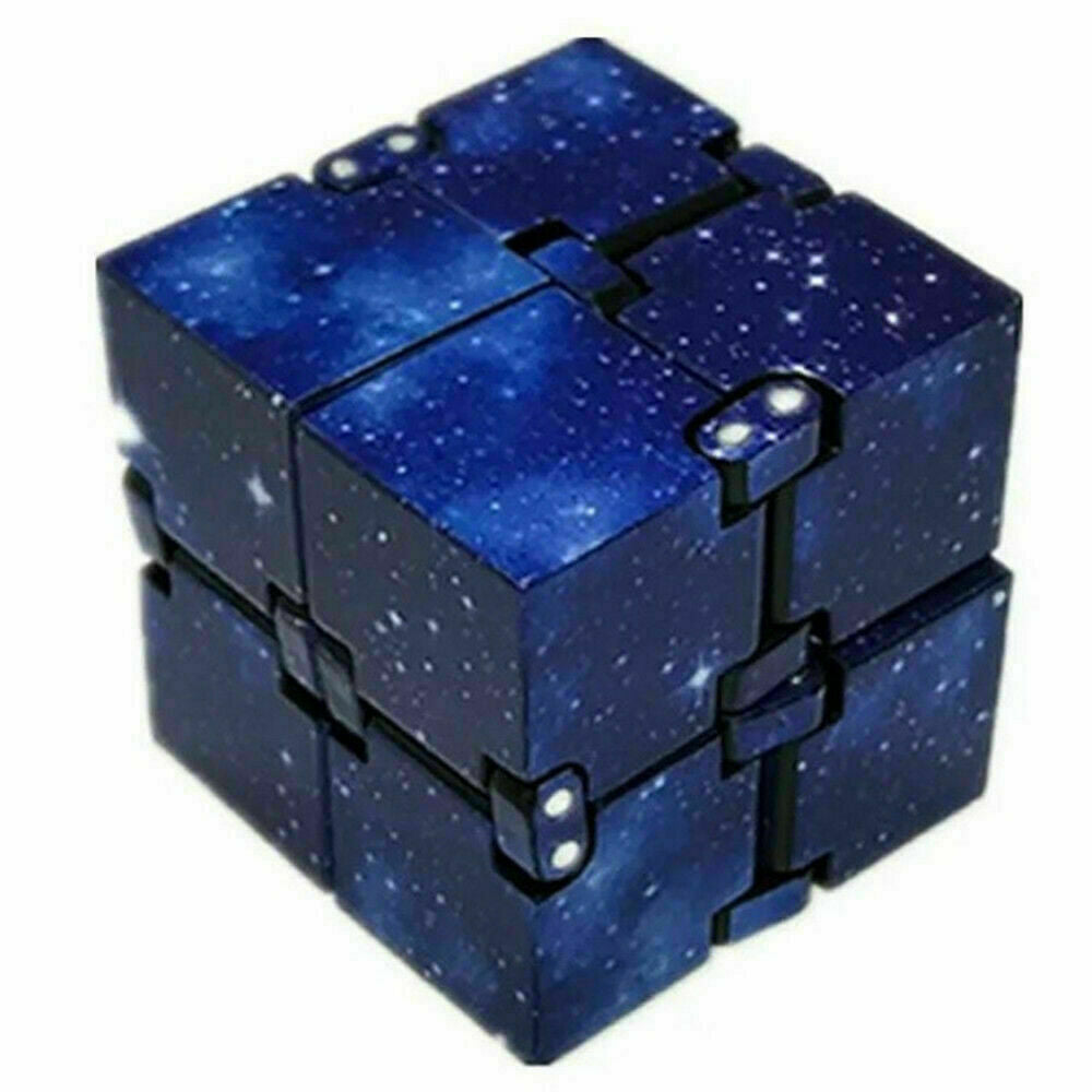 UK Stock Sensory Infinity Cube Fidget Toy for Stress Autism Anxiety Relief Kids