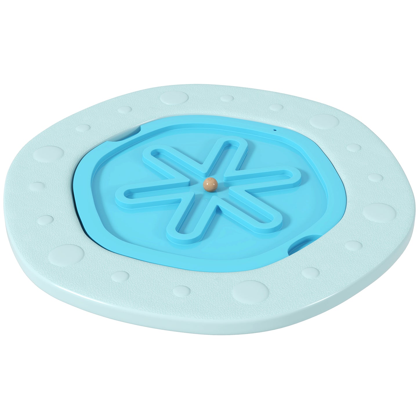 2 in 1 Balance Board, Kids Wobble Board with Ball - Blue