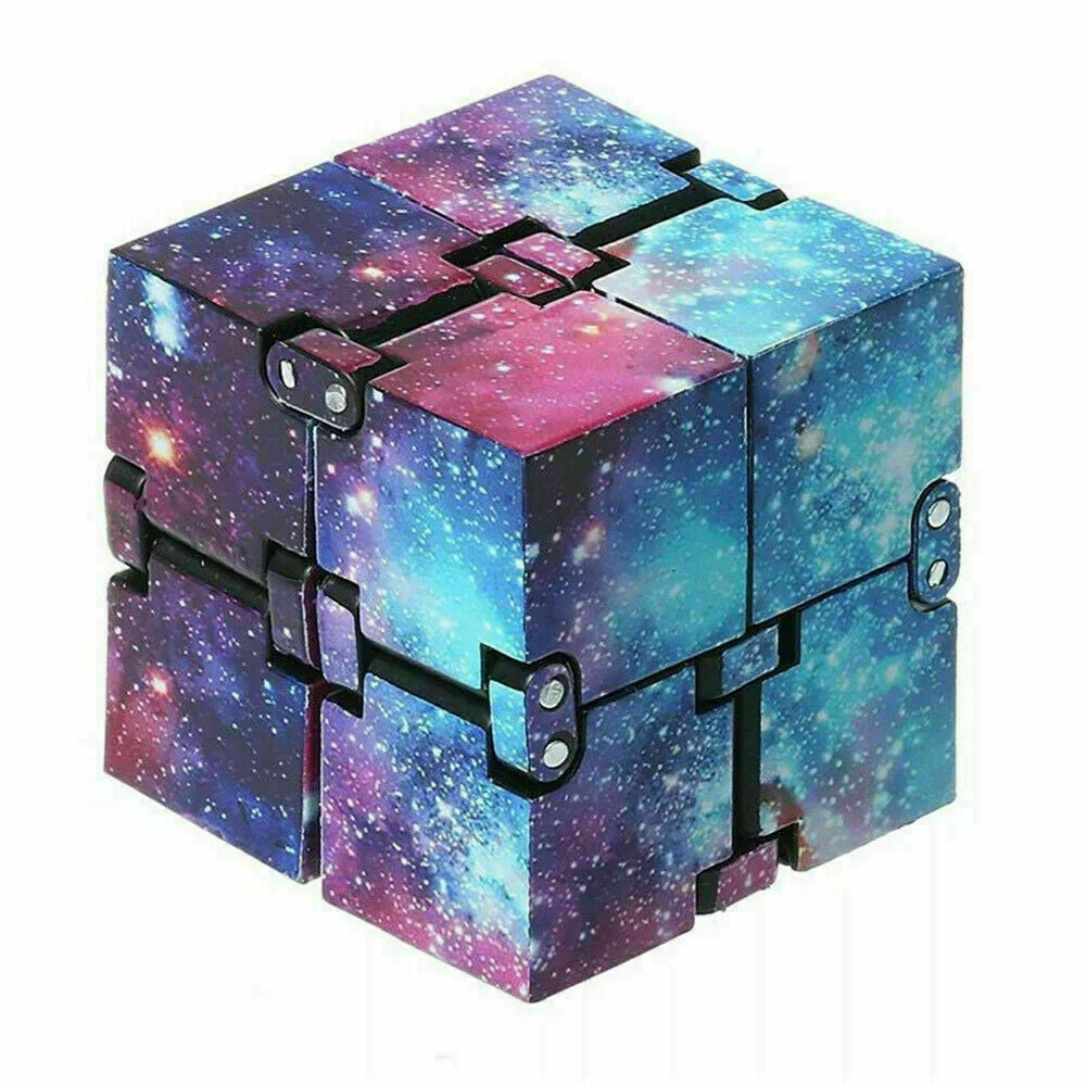 UK Stock Sensory Infinity Cube Fidget Toy for Stress Autism Anxiety Relief Kids