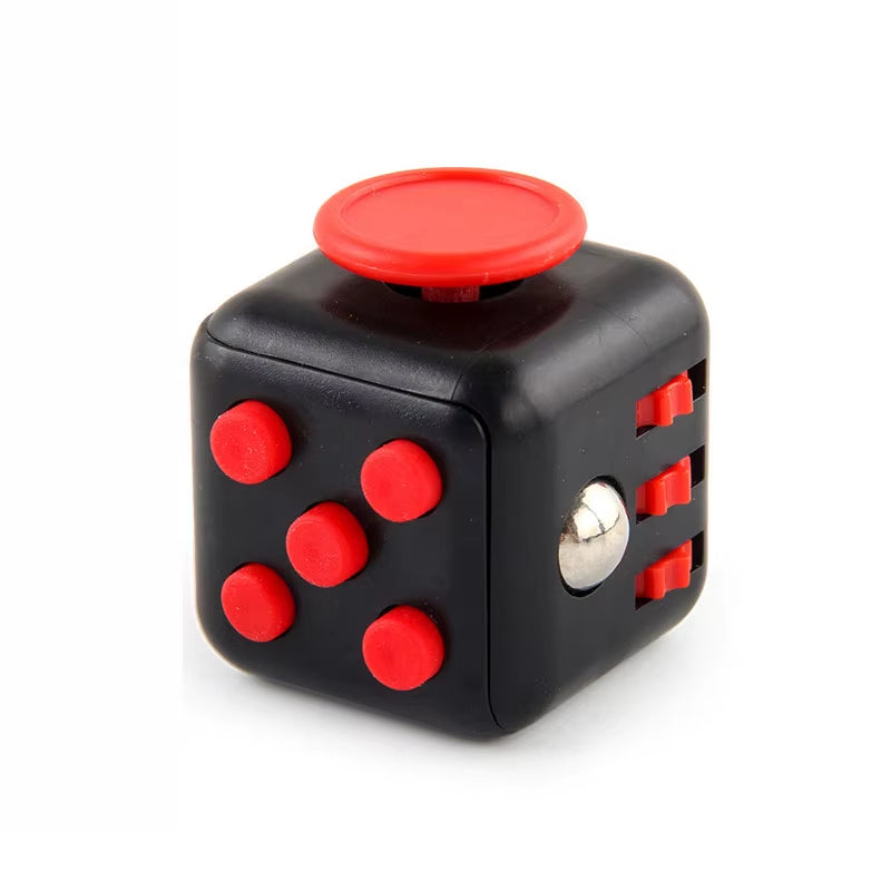 6-In-1 Fidget Cube Antistress Toy 3.4Cm 40G - Hand Spinner Decompression Tool for ADHD Autism Anxiety Stress Relief Kids Adults