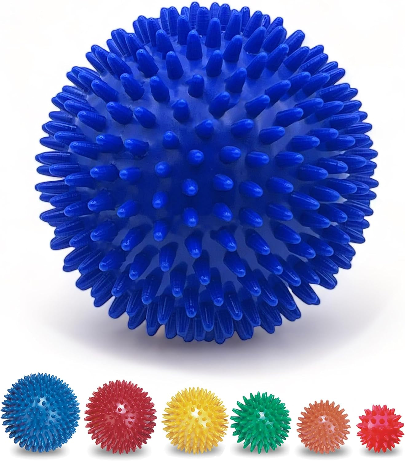 Spiky Massage Ball - 10Cm - Plantar Fasciitis Treatment Option - AKA Sensory Balls for Young Children - Trigger Point Massage Spikeball