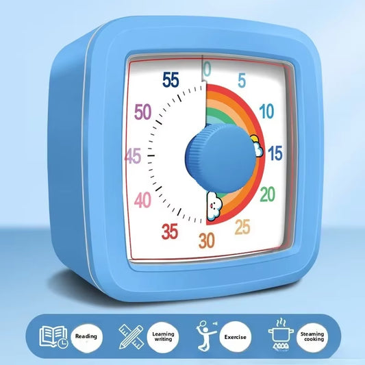 Hot-Selling Visual Timer 60 Minutes Countdown Suitable for Children and Adults Silent Classroom Timer for Home and School Clock