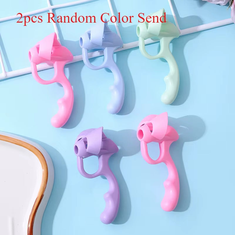 Silicone Pencil Grips Children'S Writing Pencil Pen Holder Five Fingers Fixed Handwriting Posture Correction Assisted Grip