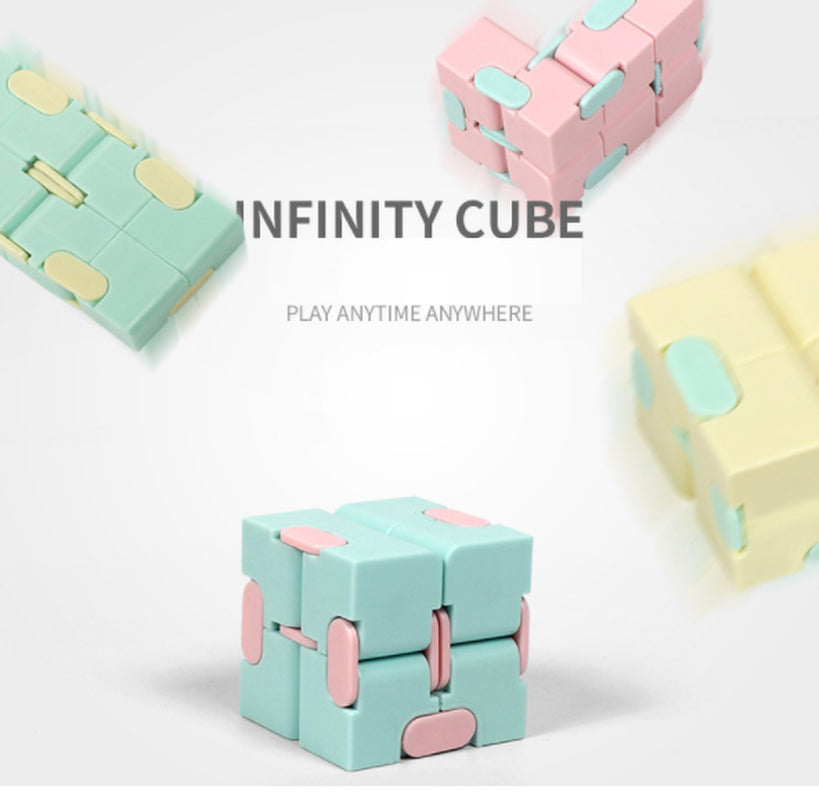 UK Stock Sensory Infinity Cube Fidget Toy for Stress Autism Anxiety Relief Kids