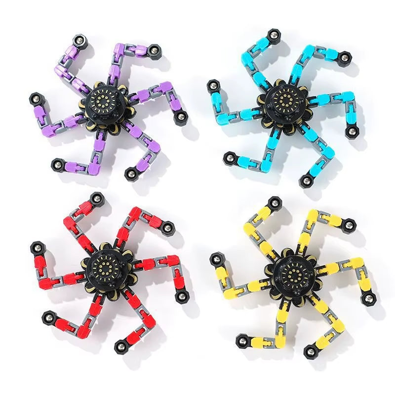 Deformed Fidget Spinner Chain Toys for Resistance Hand Spinner Vent Toys Adult Gift