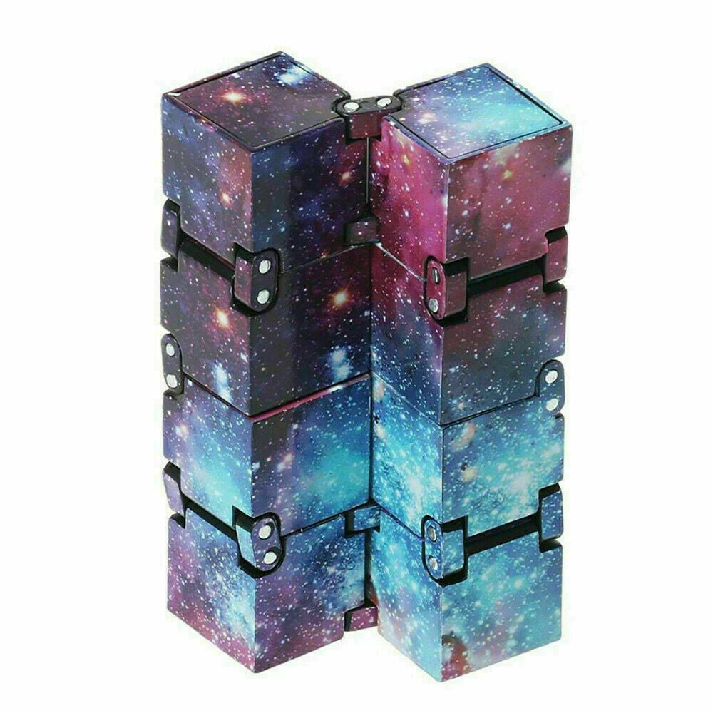 UK Stock Sensory Infinity Cube Fidget Toy for Stress Autism Anxiety Relief Kids