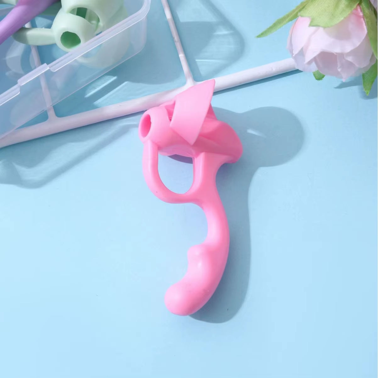Silicone Pencil Grips Children'S Writing Pencil Pen Holder Five Fingers Fixed Handwriting Posture Correction Assisted Grip
