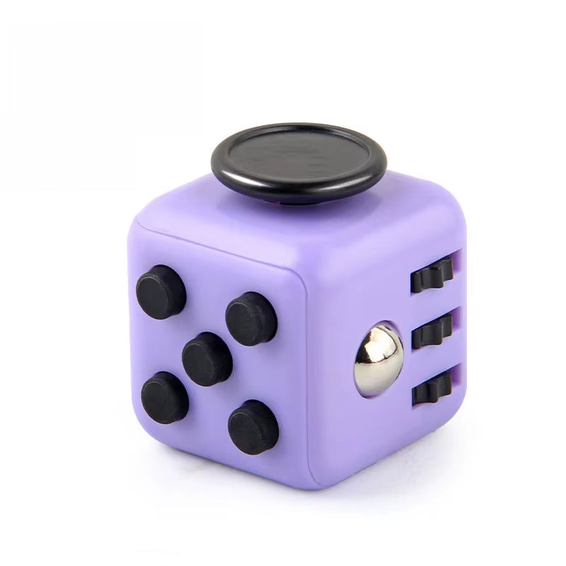 6-In-1 Fidget Cube Antistress Toy 3.4Cm 40G - Hand Spinner Decompression Tool for ADHD Autism Anxiety Stress Relief Kids Adults