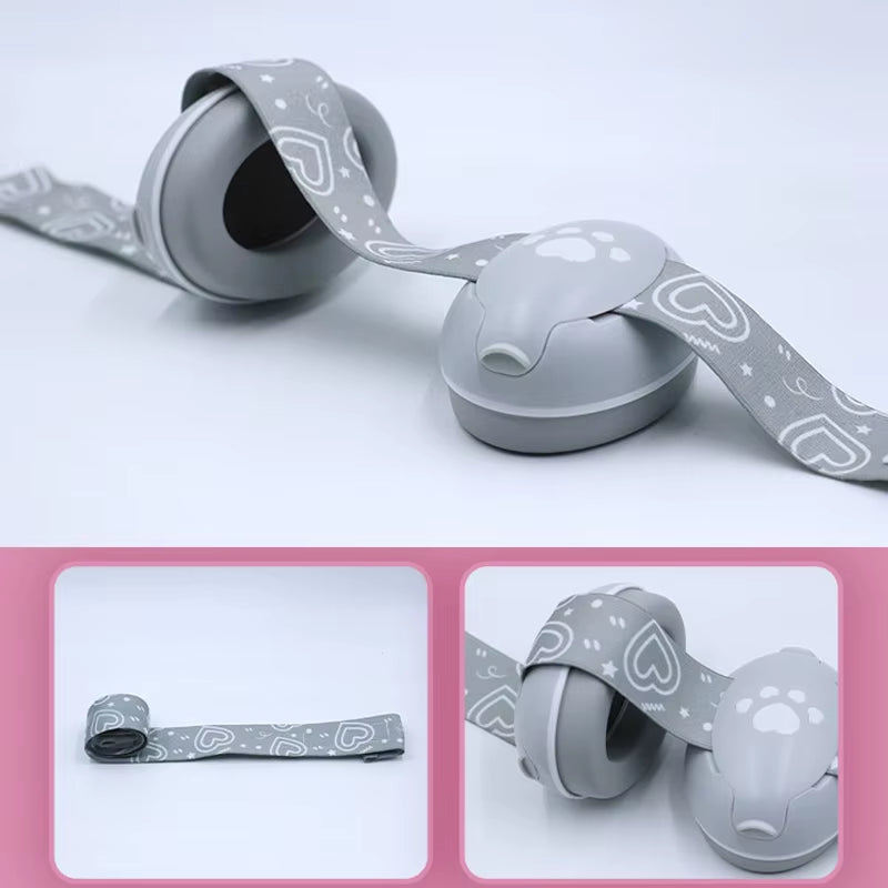 Baby Ear Protection for Babies Toddlers Elastic Noise Reduction Earmuffs Baby Headphones against Hearing Damage Improves Sleep