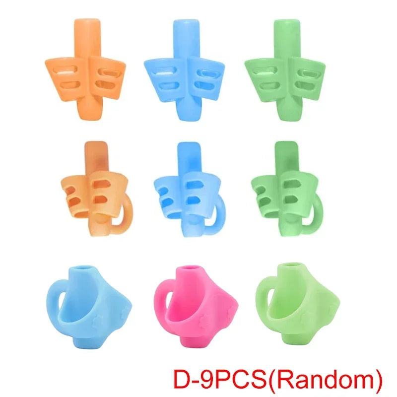 3/6/12PCS Pencil Grips Kids Handwriting Posture Correction Training Grippers Writing for School Students Correct Writing Posture